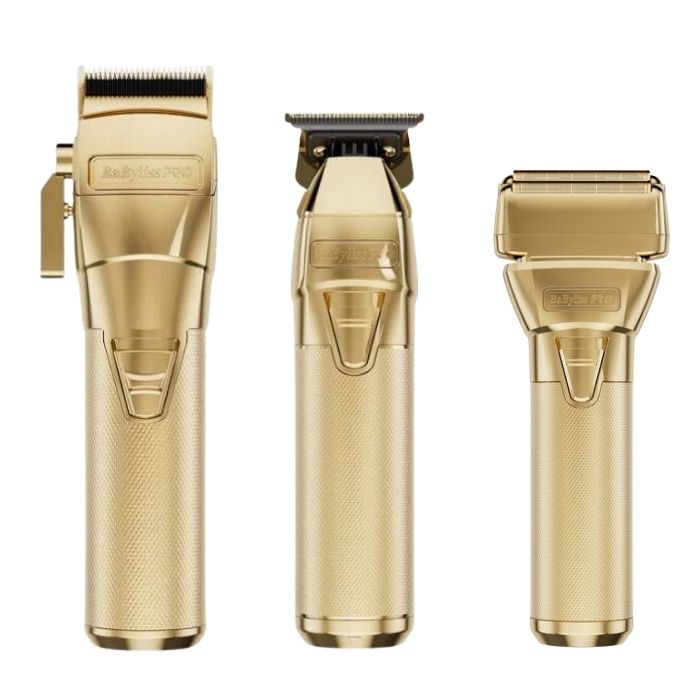 Beard Trimmer Babyliss Clippers Gold BaBylissPRO Gold Clipper And Trimmer Set FXHOLPK2GB/44392