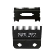 Gamma+ Double Black Diamond Carbon DLC Fixed Replacement Fade Blade with Shallow Tooth Cutter
