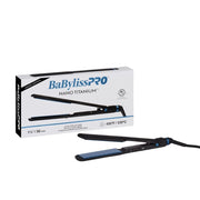 Light Gray BaBylissPRO Nano Titanium™ Limited Edition Black & Blue 1.5" Ultra-Thin Flat Iron