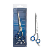 Dark Slate Blue The Shave Factory Flex Collection Shears 6.5" - Silver