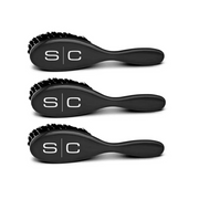 The Fresh Cut Barber Brush - Black 3 pcs