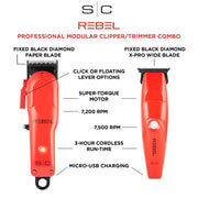 StyleCraft Rebel Clipper & Trimmer Combo