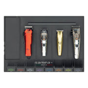 Dark Slate Gray Gamma Barber Mat and Station Organizer