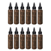 White Smoke Tomb45 Beard and Line Up Color Enhancement - Black/Brown - 2 oz