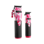 BaBylissPRO LimitedFX Pink Camo Clipper and Trimmer Combo