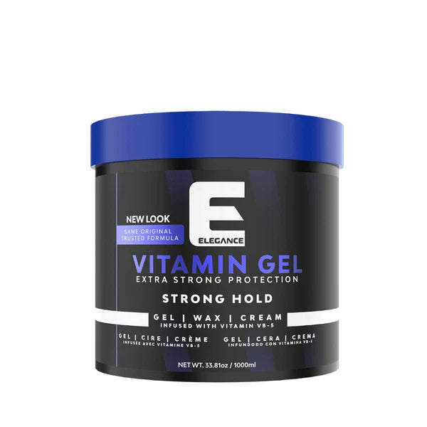 Elegance Vitamin Hair Gel Infused with Vitamin VB-5 8oz