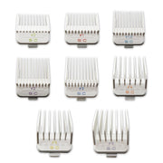 Light Gray StyleCraft Universal Magnetic DUB Clipper Guards 8 Pack - White