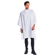 Light Gray Betty Dain Super Size Styling Antron Cape Snap Closure - White