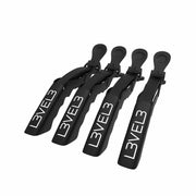 Dark Slate Gray L3VEL3 Hair Croc Clips - 4 Pack
