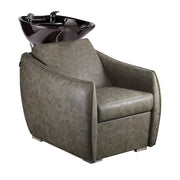 Dim Gray Comfortel Hazel Sage Green Shampoo System with Black Basin