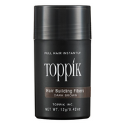 Dark Slate Gray Toppik Hair Building Fibers 0.42 oz - Dark Brown