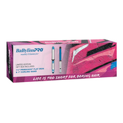 Maroon BaBylissPRO Flat Iron 1.25" and Curling Wand 1" Box Set