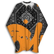 Dark Slate Gray Marmara Barber Cape Fly Carpet - Orange
