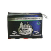 Gray Straight Razor with Disposable Head System