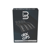 Dark Slate Gray L3VEL3 Hair Croc Clips - 4 Pack