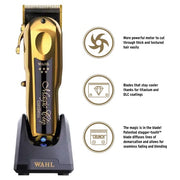 Dark Slate Gray Wahl Gold Cordless Magic Clip Limited Edition