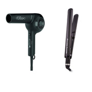 Dark Slate Gray BaBylissPRO Classic Dryer Black & Porcelain Ceramic Flat Iron 1" Prepack