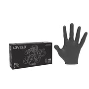 Dark Slate Gray L3VEL3 Professional Nitrile Gloves Black - 10 Pack, 1000 ct