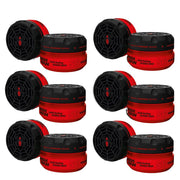 Firebrick Nishman Hair Styling Spider Wax S6 Keratin 5 oz - 6 Pack