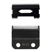 StyleCraft Black Diamond DLC Taper Fixed Clipper Blade with Shallow Tooth 2.0 Cutter
