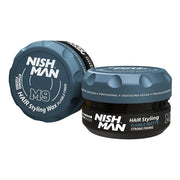 Nishman Hair Styling Wax M8 Pliable Matte 3.4 oz
