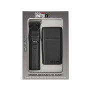 Dark Slate Gray BaBylissPRO BlackFX All-Metal Trimmer & Double-Foil Shaver Prepack