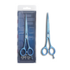 Dim Gray The Shave Factory Pro Cut Collection Shears 7" - Titanium Blue