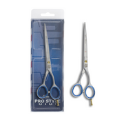 Dim Gray The Shave Factory Pro Style Collection Shears 6" - Matt Silver
