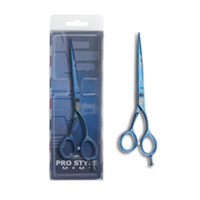 The Shave Factory Pro Style Collection Shears 6" - Titanium Blue