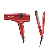 BabylissPRO Ceramic Xtreme Hair Dryer & Flat Iron Holiday Prepack