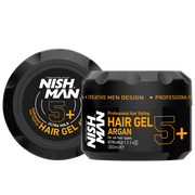 Nishman Hair Gel Ultra Hold 5+ Argan 10.1 oz