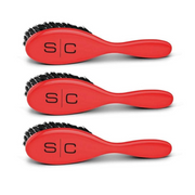 The Fresh Cut Barber Brush - Red 3 psc