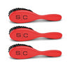The Fresh Cut Barber Brush - Red 3 psc