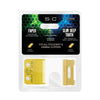 Black StyleCraft Gold Titanium Faper Clipper Blade and Slim Deep Tooth Cutter