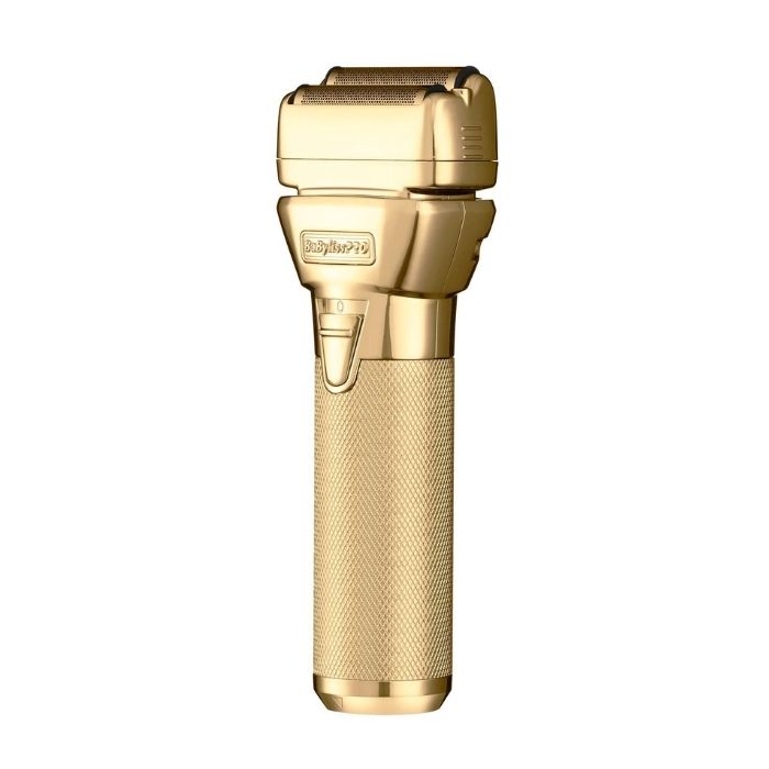 thumbnail image 2 of BaBylissPro GoldFX FXONE Double Foil Shaver - Cordless Gold Trimmer With Stand (Model FX79FSG) 2 of 5