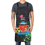 Stylecraft Water-Repellent Barber & Salon Apron - Radioactive Black