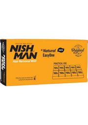 NishMan Hair Removal Hard Wax Easy One - Natural Chocolate 17. 6 oz