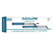 BaBylissPRO Nano Titanium 1" Extended-Barrel Curling Iron & 1.25" Curling Wand Gift Set