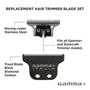 White Smoke Gamma Black DLC Deep-Tooth Trimmer Blade