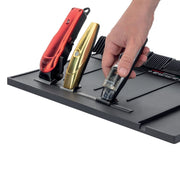 Dim Gray Gamma Barber Mat and Station Organizer