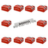 Dorco HST300R Single Edge Razor Blades - Red - 10000 ct