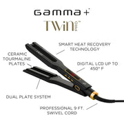 Gamma Twin Flat Iron Styler