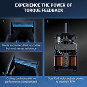 Black BaBylissPRO High Performance Dual Coil Motor Clipper