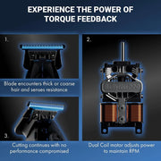 Black BaBylissPRO High Performance Dual Coil Motor Trimmer