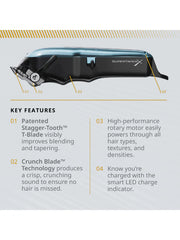 Light Gray Wahl Super Taper X Cordless Clipper