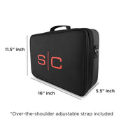 StyleCraft On The Go Barber/Stylist Lightweight Water Resistant Travel Case with Mirror