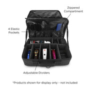 StyleCraft On The Go Barber/Stylist Lightweight Water Resistant Travel Case with Mirror
