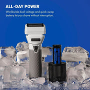 BaBylissPRO FXONE Limited Edition Frostbyte Double-Foil Shaver