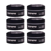 Black Gummy Styling Wax Casual Look 5 oz
