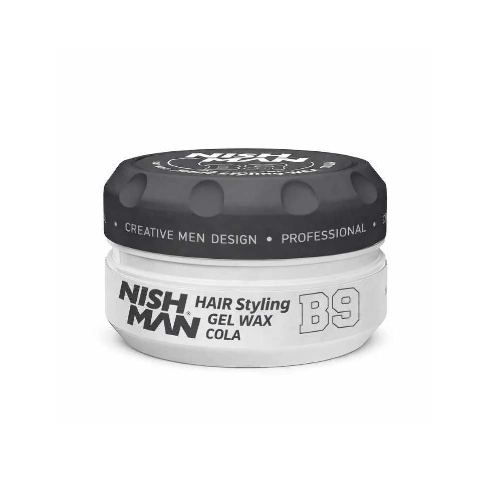 Nishman Hair Styling Gel Wax B9 Cola 5 oz GEL WAX B9